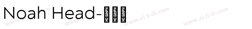 Noah Head字体转换
